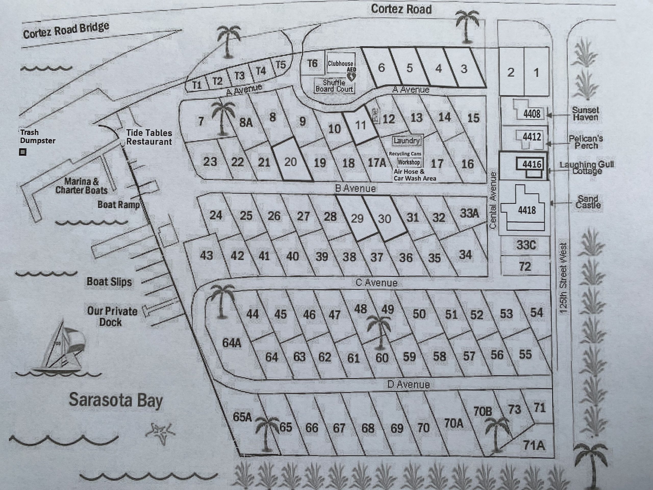Cortez Park Map March 2022